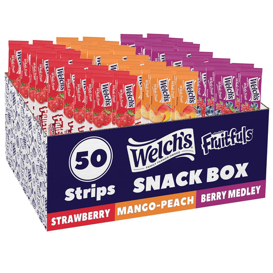 Welch's_Absolute_Fruitfuls_Fruit_Strips,_Tasty_Dried_Fruit_Snacks_for_School_Lunches,_Berry_Medley,Mango_Peach,_Strawberry_0.5oz_(Pack_of_50)