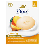 Dove Beauty Bar Soap Glowing Mango & Almond Butters, for Radiant Skin, Illuminates Skin 3.75 oz