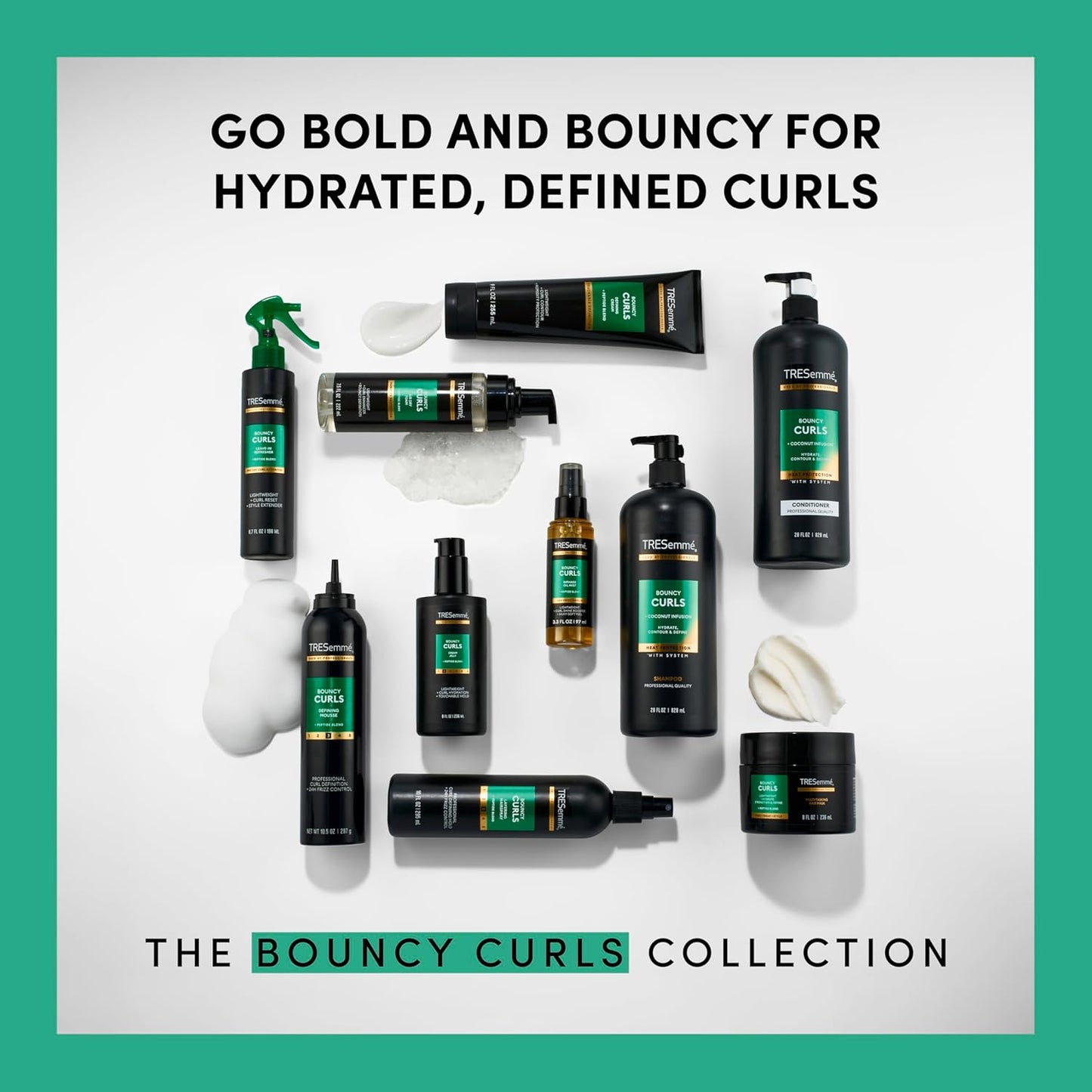 TRESemme_Defining_Cream_1_ct_Bouncy_Curls_for_Lightweight_+_Curl_Control_+_Humidity_Protection,_with_Peptide_Blend,_9_fl_oz