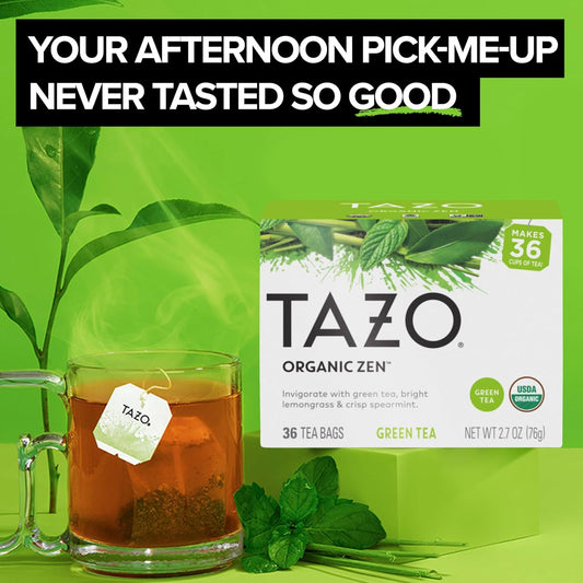 TAZO_Organic_Zen_Green_Tea,_Green_Tea_Zen_for_Health_and_Wellness,_144_Total_Tea_Bags_(36ct_-_Pack_of_4)