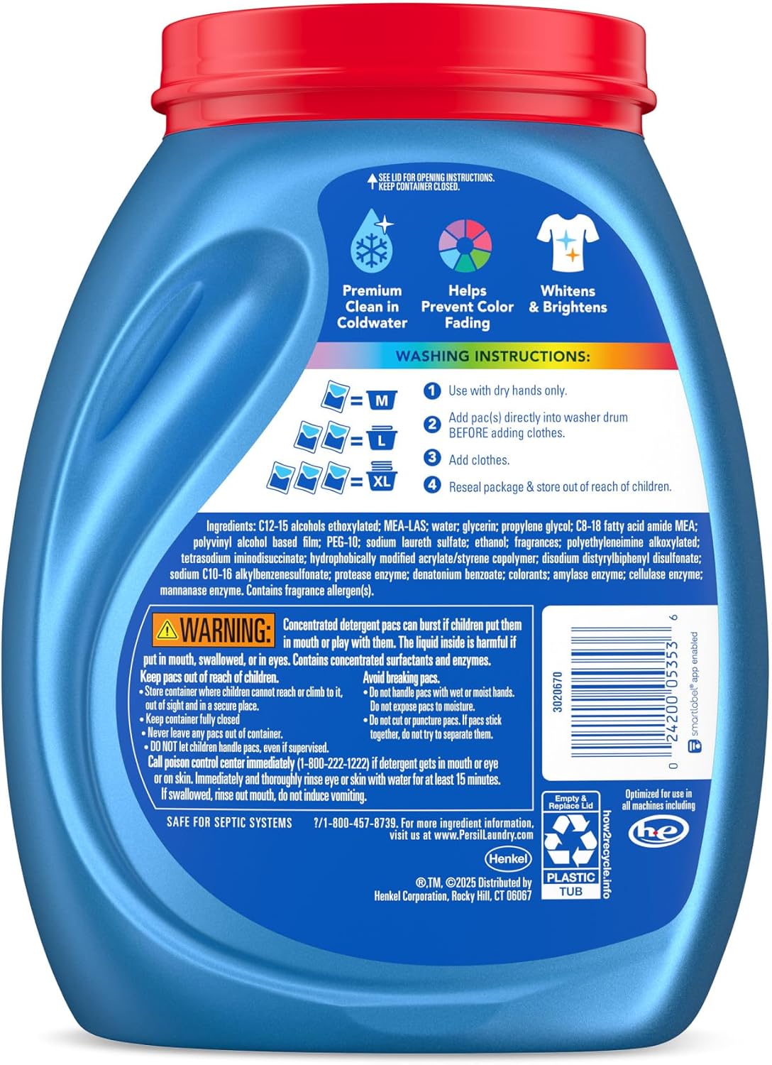 Persil_Ultra_Pacs_Original_Everyday_Clean_Laundry_Detergent,_100_Count,_No_Mess,_Single-Dose_Laundry_Soap,_Deep_Clean_Fabric_Care_for_Colors_&_Whites,_All_Water_Temperatures,_HE_Safe