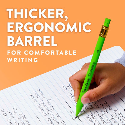 Paper_Mate_Handwriting_Triangular_Mechanical_Pencil_Set_with_Lead_&_Eraser_Refills,_1.3mm,_8_Count_-_Back_to_School,_Teacher_Supplies,_Home,_Kids_Writing,_Fun_Barrel_Colors
