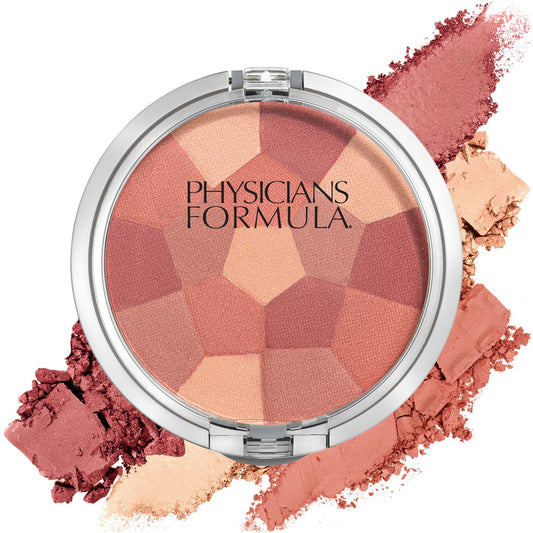 Physicians_Formula_Powder_Palette_Multi-Colored_Blush,_Silky_Smooth_Formula,_Hypoallergenic,_Blends_Easily_Without_Irritation_–_Blushing_Rose