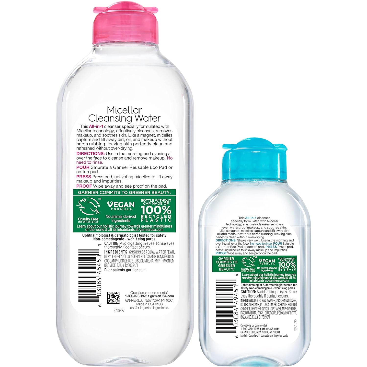 Garnier_Micellar_Cleansing_Water,_For_All_Skin_Types,_13.5_fl_oz_+_Micellar_Cleansing_Water,_For_Waterproof_Makeup,_3.4_fl_oz