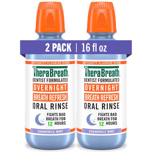 TheraBreath_Overnight_Mouthwash,_Fights_Bad_Breath_for_12_Hours,_Chamomile_Mint_Flavor,_Dentist_Formulated,_Fluoride_Rinse,_Alcohol_Free,_16_fl_oz_(Pack_of_2)