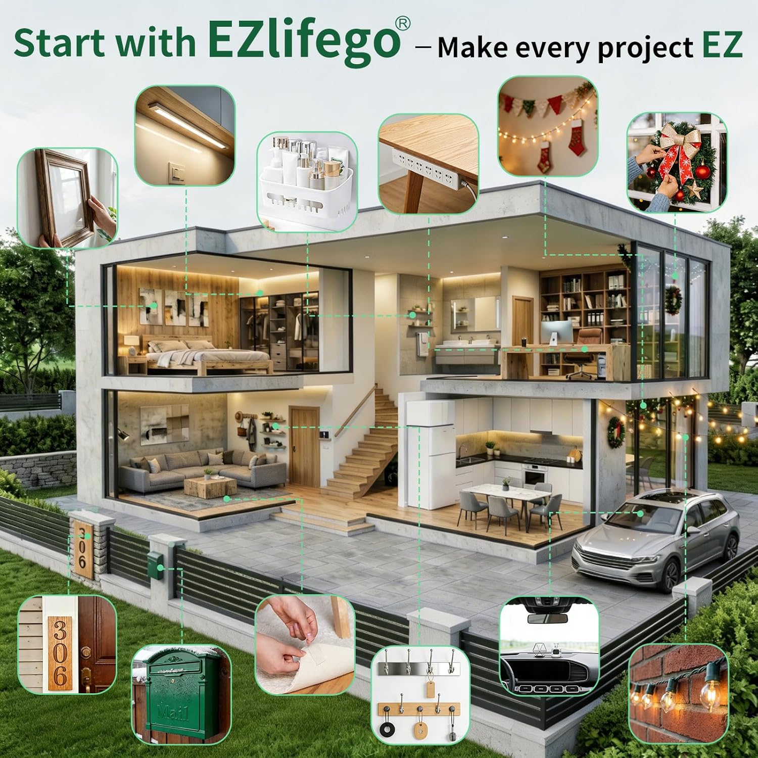 EZlifego_Double_Sided_Tape_Heavy_Duty(Extra_Large_16.5FT),_Nano_Adhesive_Mounting_Tape_Wall_Decor,Sticky_Picture_Hanging_Adhesive_Strips_Poster_Tape