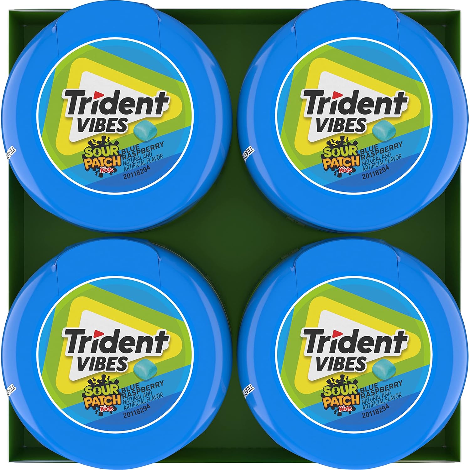Trident_Vibes_SOUR_PATCH_KIDS_Blue_Raspberry_Sugar-Free_Chewing_Gum,_4_Bottles_of_40_Pieces_(160_Total_Pieces)