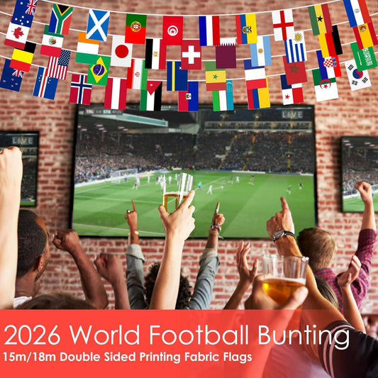 AhfuLife_48_Countries_World_Flag_String_Flags_for_World_Cup_Decorations,_Double_Sided_Fabric_Nations_String_Banner_for_Olympic_Soccer_Bar_Club_Garden_Street_Sports_2026_Party_Decor_(1_Pack,_5.5"_x_8.3"-49_ft)