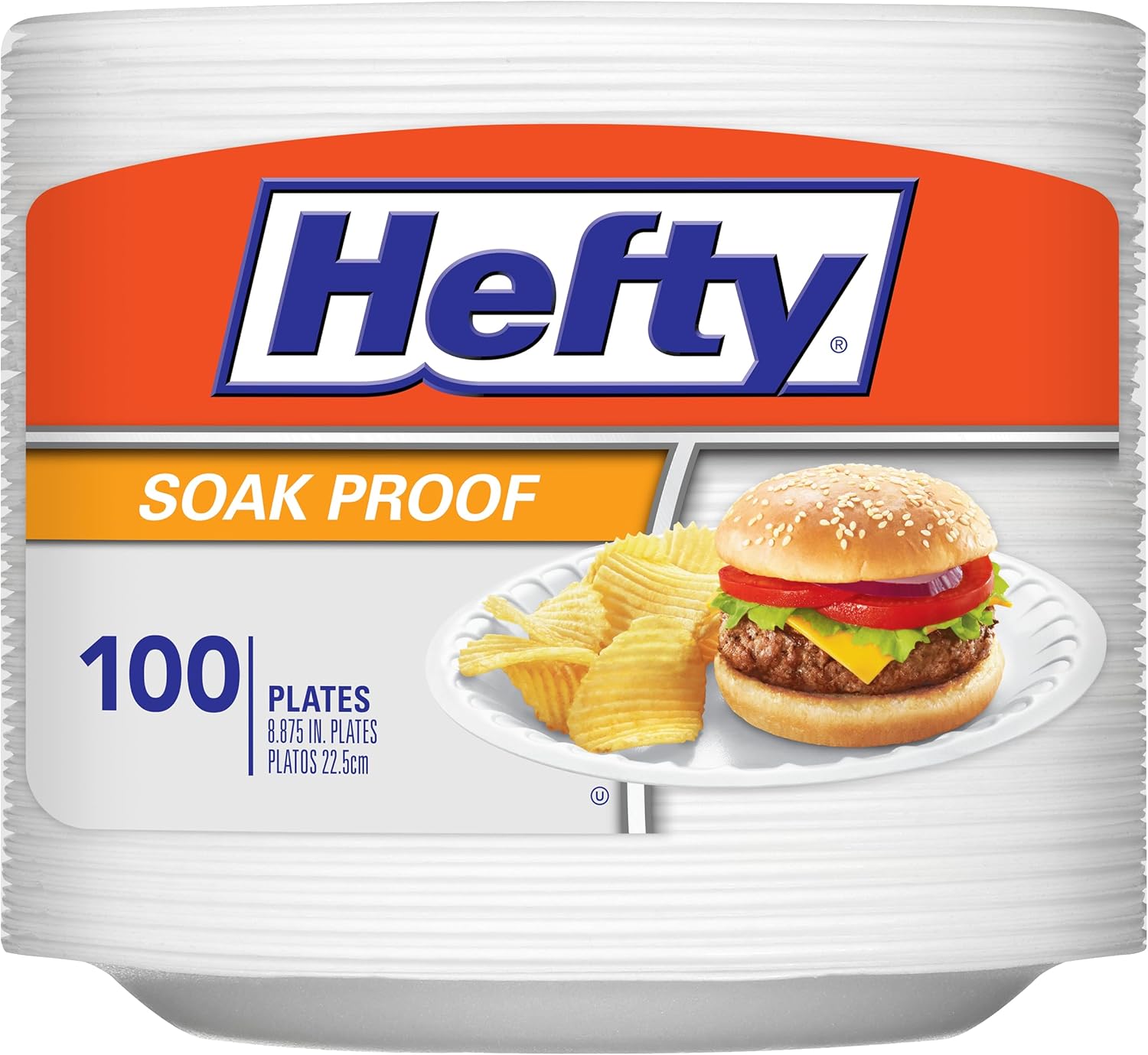 Hefty_Everyday_Soak_Proof_Disposable_Foam_Plates,_8.9_Inches,_100_Count,_Disposable_White_Plates_for_Lunch,_Salads,_and_Appetizers,_Great_for_Everyday_Use,_Easy_Cleanup