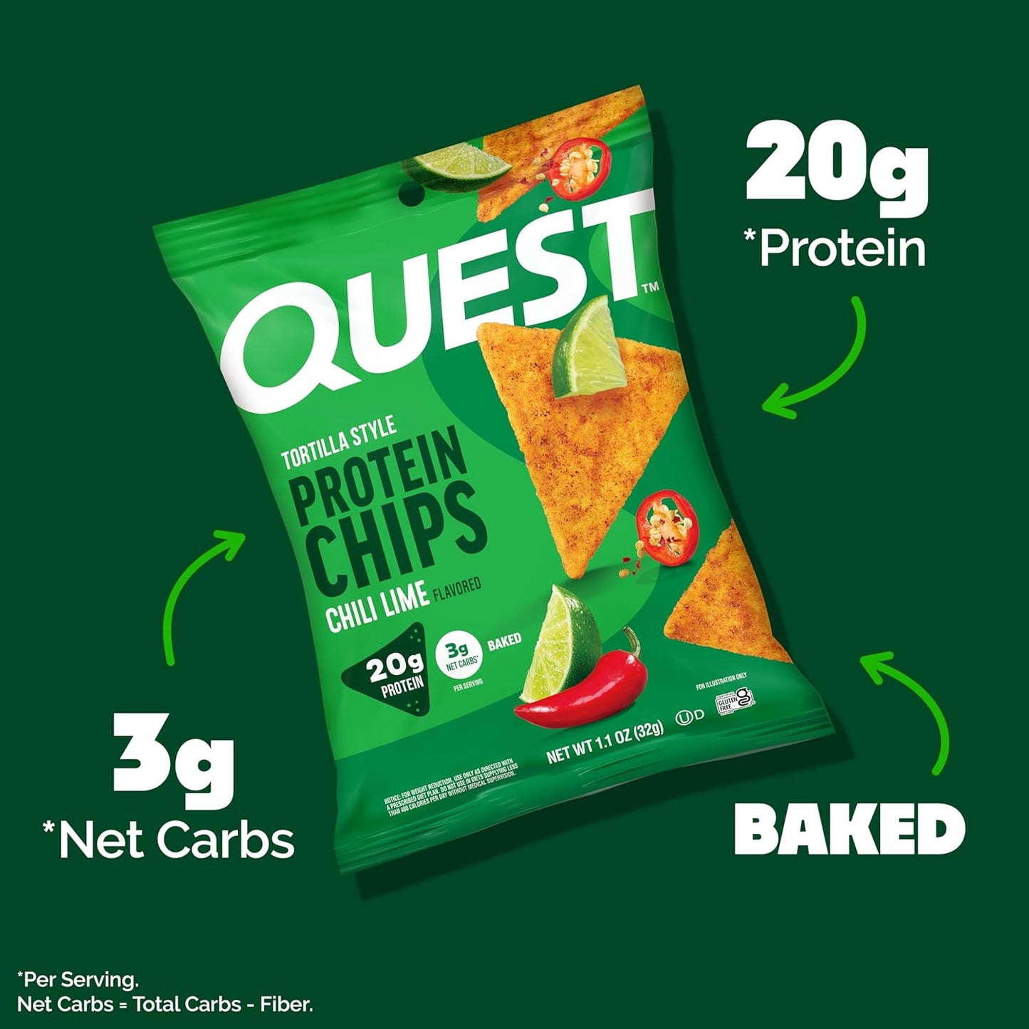 Quest_Nutrition_Chili_Lime_Tortilla_Style_Protein_Chips,_20g_Protein,_3g_Net_Carbs,_Low_Carb,_Gluten_Free,_1.1_oz_(Pack_of_12)