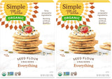 Simple Mills Organic Seed Crackers, Everything - Gluten Free, Vegan, Healthy Snacks, Paleo Friendly, 4.25 Ounce (Pack of 1)