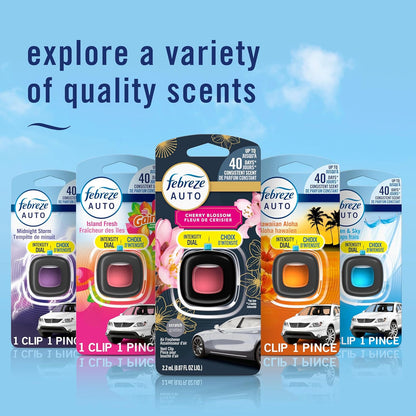 Febreze_Car_Air_Freshener,_Odor-Fighting_Automotive_Vent_Clip,_Scented_Car_Accessories,_Long_Lasting_for_Strong_Odors,_Unstopables_Fresh_Scent,_.07_fl_oz,_4_Count