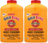 Gold Bond Medicated Body Powder, Body Powder for Women and Men, Anti-Itch, Absorbs & Cools