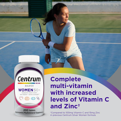 Centrum_Silver_Women's_Multivitamin_for_Women_50_Plus,_Multivitamin/Multimineral_Supplement_with_Vitamin_D3,_B_Vitamins,_Non-GMO_Ingredients,_Supports_Memory_and_Cognition_in_Older_Adults_-_200_Ct