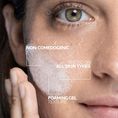 La_Roche-Posay_Vitamin_C_Brightening_Face_Wash,_Gentle_Foaming_Facial_Cleanser_with_Vitamin_Cg_and_Vitamin_B3_to_Brighten_and_Even_Skin_Tone,_Vitamin_C_Face_Wash_that_Cleanses_Dirt_&_Makeup,_200ml