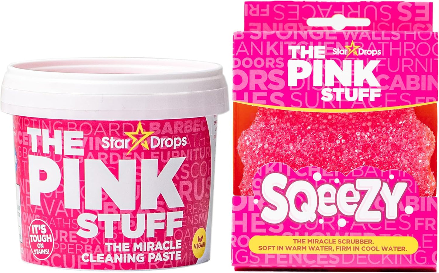 Stardrops_-_The_Pink_Stuff_Miracle_Cleaning_Paste_&_SQeeZY_Scrubber_Sponge_Bundle_–_All-Purpose,_Non-Scratch_Cleaner_for_Kitchens,_Bathrooms,_Walls,_Floors,_Pots,_Grout,_and_More