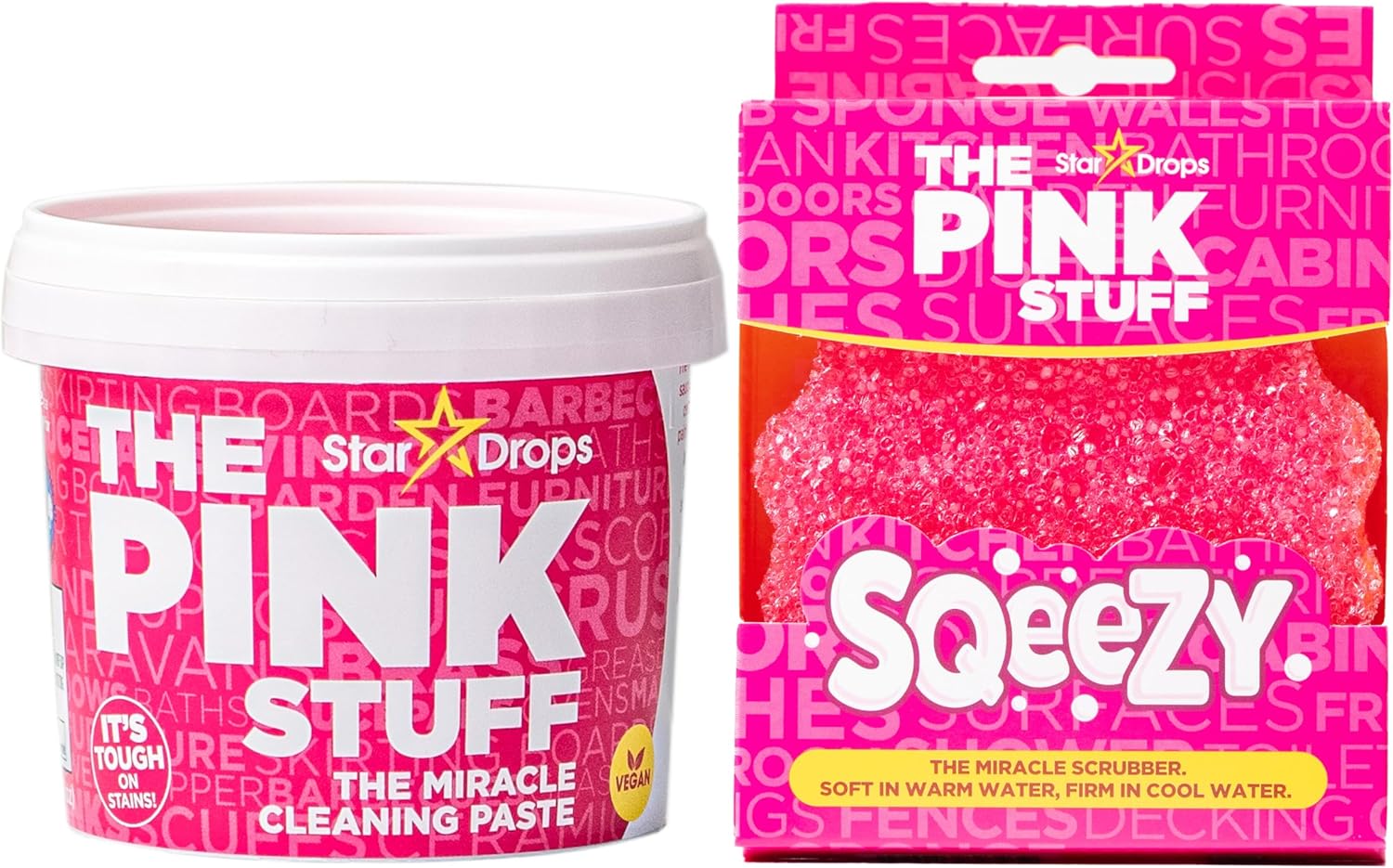 Stardrops_-_The_Pink_Stuff_Miracle_Cleaning_Paste_&_SQeeZY_Scrubber_Sponge_Bundle_–_All-Purpose,_Non-Scratch_Cleaner_for_Kitchens,_Bathrooms,_Walls,_Floors,_Pots,_Grout,_and_More