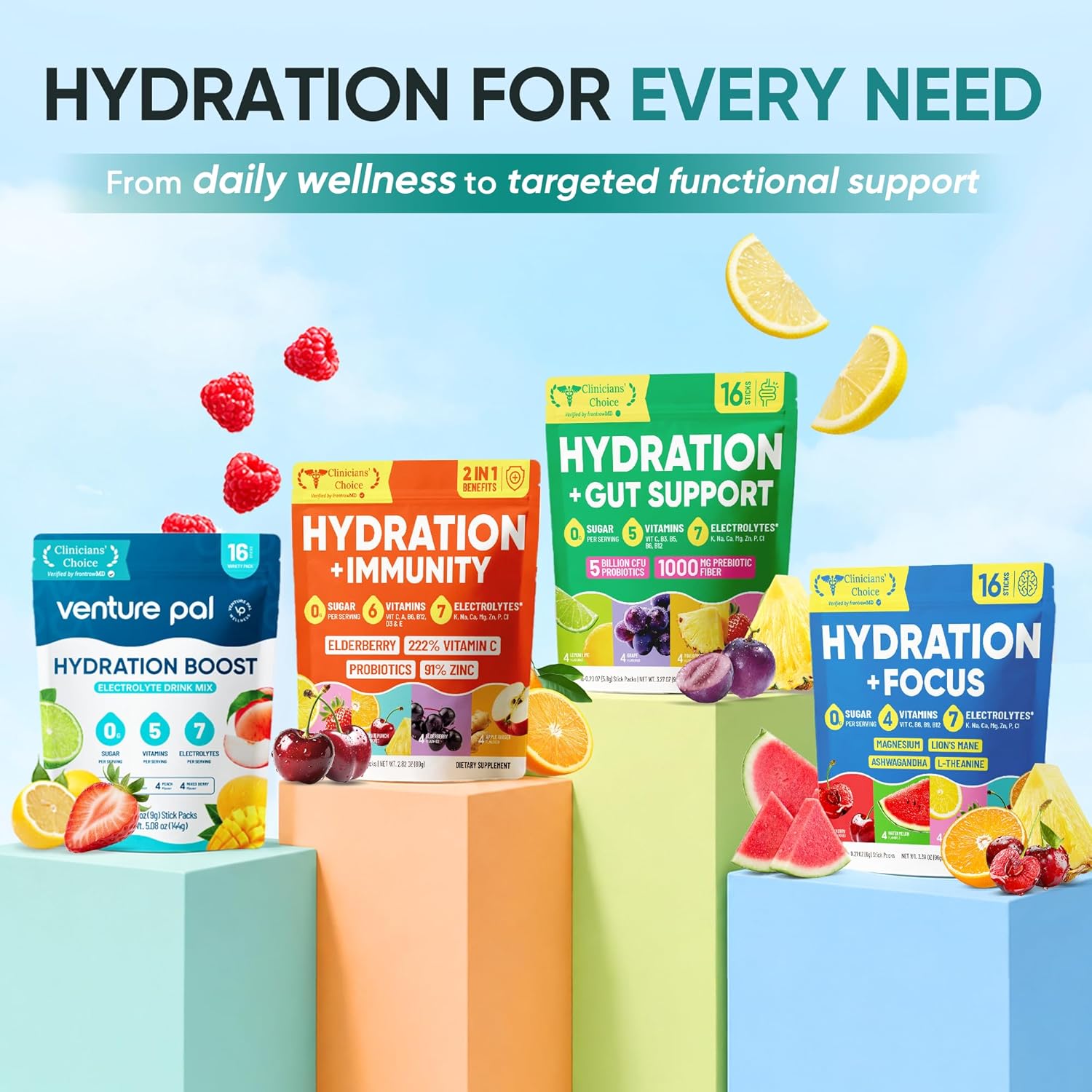 Venture_Pal_Sugar_Free_Electrolyte_Powder_Packets_-_Liquid_Daily_IV_Hydration_Packets_|_Electrolytes_Drink_Mix_with_5_Vitamins_&_7_Electrolytes_|_Keto_Friendly_|_Non-GMO_|_Certified_Vegan_|_16_Sticks