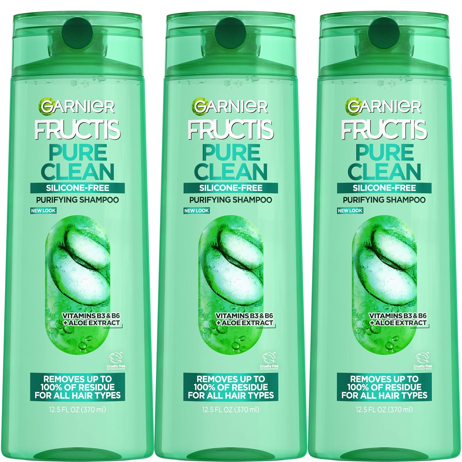 Garnier_Fructis_Pure_Clean_Purifying_Shampoo,_Silicone-Free,_12.5_Fl_Oz,_3_Count_(Packaging_May_Vary)