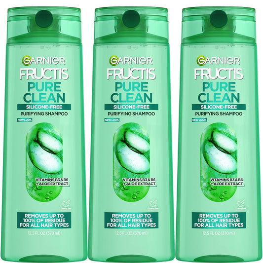 Garnier_Fructis_Pure_Clean_Purifying_Shampoo,_Silicone-Free,_12.5_Fl_Oz,_3_Count_(Packaging_May_Vary)