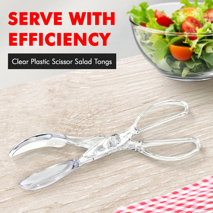 Chef_Craft_Premium_Salad_Scissor_Tongs,_11.25_inch,_Clear