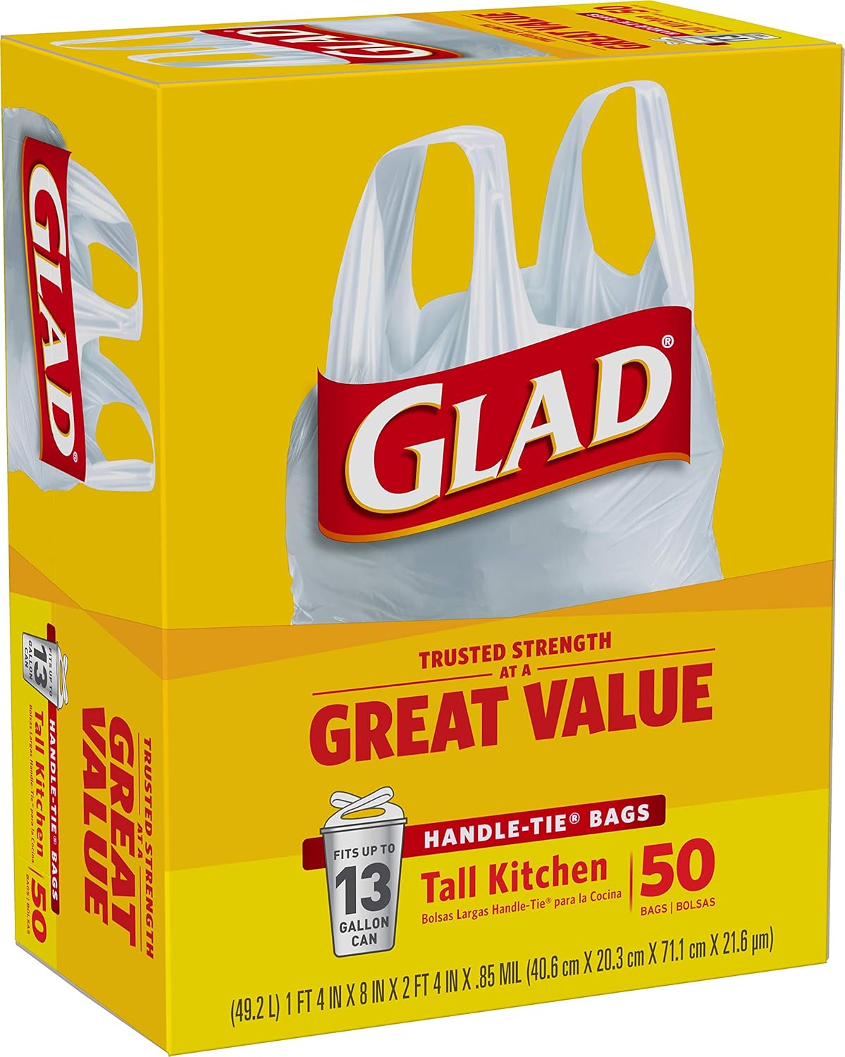 Glad_Tall_Kitchen_Trash_Bags_13_Gallon,_Unscented_Garbage_Bags,_Handle-Tie,_50_Count