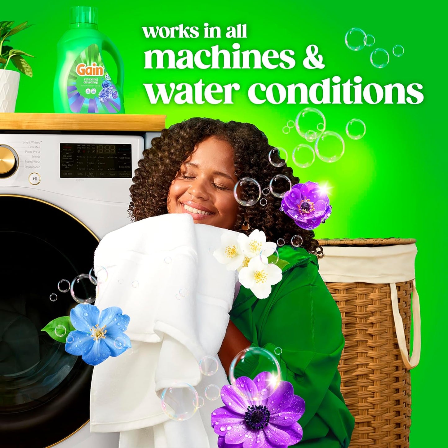 Gain_Liquid_Laundry_Detergent,_With_Odor_Defense,_Relaxing_Dewdrop_Scent,_Laundry_Soap_For_HE_Washing_Machines,_132_fl_oz,_100_Loads_(Packaging_May_Vary)