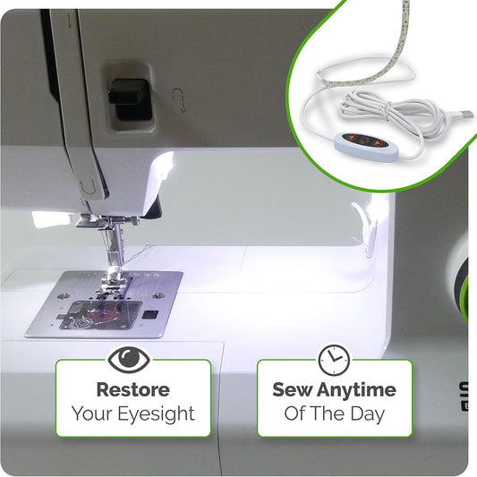 Madam_Sew_LED_Sewing_Machine_Light_Strip_–_Flexible_LED_Sewing_Lights_with_Dimmer,_Adhesive_Back_&_Clips_–_Super_Bright_Stick-On_Sewiing_Machine_Strip_Light_for_Stitching_&_Crafting