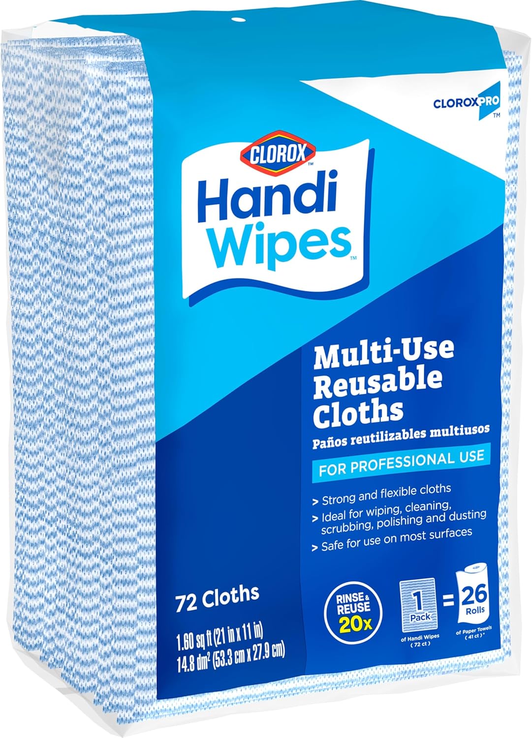 CloroxPro_Clorox_Handi_Wipes_Multi_Use_Reusable_Cloths,_72_Count