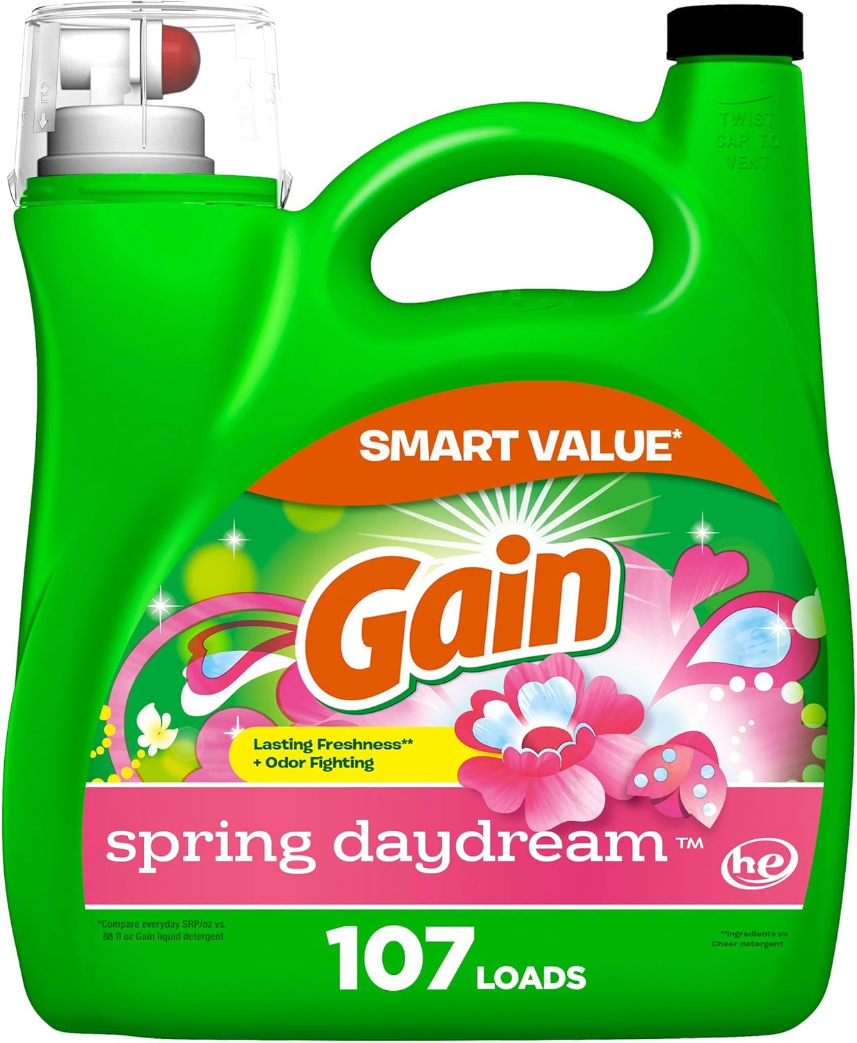 Gain_Liquid_Laundry_Detergent,_Spring_Daydream_Scent,_154_fl_oz,_107_loads,_Freshness_+_Odor_Fighting,_Laundry_Detergent_Liquid_Soap,_HE_compatible
