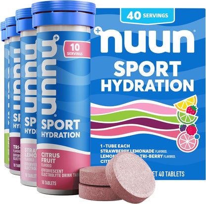 Nuun_Sport_Electrolyte_Tablets_with_Magnesium,_Calcium,_Potassium,_Chloride_&_Sodium,_Gluten_Free_&_Vegan,_Mixed_Flavor,_4_Pack_(40_Servings_Total)