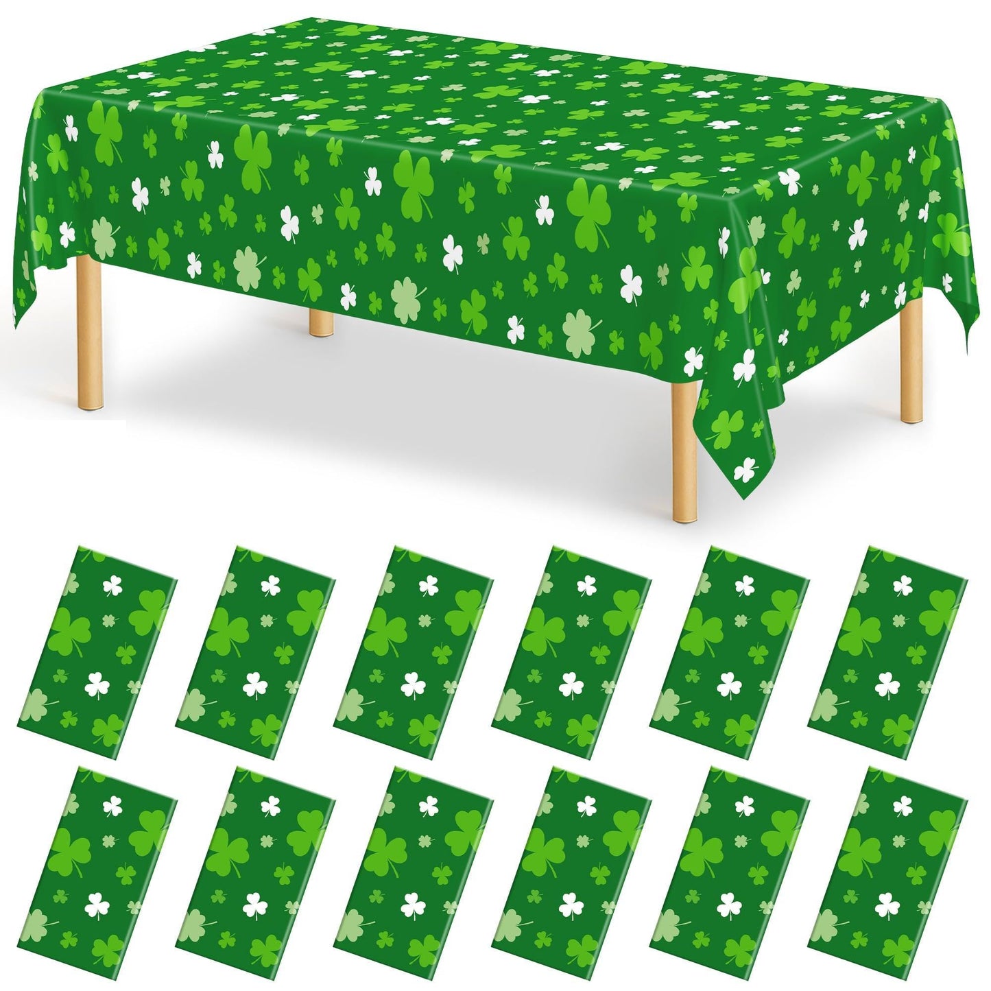 Green Shamrock - 12pcs 54x108 in