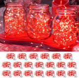 LED Fairy Lights Battery Operated,3 Features Blinking Slowly Blinking & just on LED Waterproof Mini Twinkle String Lights for Wedding Mason Jars Party Christmas Decorations
