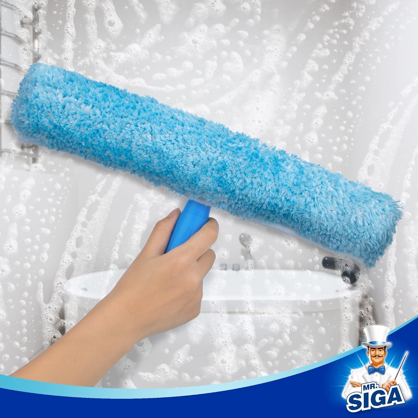 MR.SIGA_Professional_Window_Cleaning_Combo_-_Squeegee_&_Microfiber_Window_Scrubber,_14"