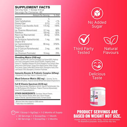 EHP_Labs_OxyShred_Pre_Workout_Powder_-_Preworkout_Powder_with_L_Glutamine_&_Acetyl_L_Carnitine,_Energy_Boost_Drink_-_Cosmic_Blast,_60_Servings