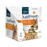 JustFoodForDogs JustFresh Wet Dog Food, Fresh Pet Meals and Toppers with No Preservatives, Resealable Package, Human Grade, Home-Cooked Chicken