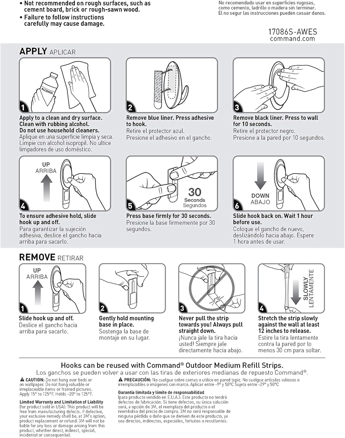 Command_Outdoor_Terrace_Hooks,_2_Hooks_and_4_Strips,_Damage-Free_Hanging_Wall_Hook_for_Hanging_Outdoor_Wall_Decor_with_Weather_Resistant_Strips,_Holds_up_to_3_lb