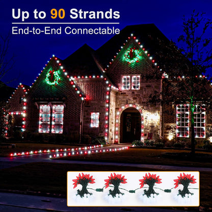 Brizled_Red_&_White_Christmas_Lights,_33ft_50_LED_Faceted_C9_String_Outdoor,_Connectable_Christmas_Tree,_UL_Certified_Indoor_Xmas_Waterproof_for_House_Roof_Party_Decor