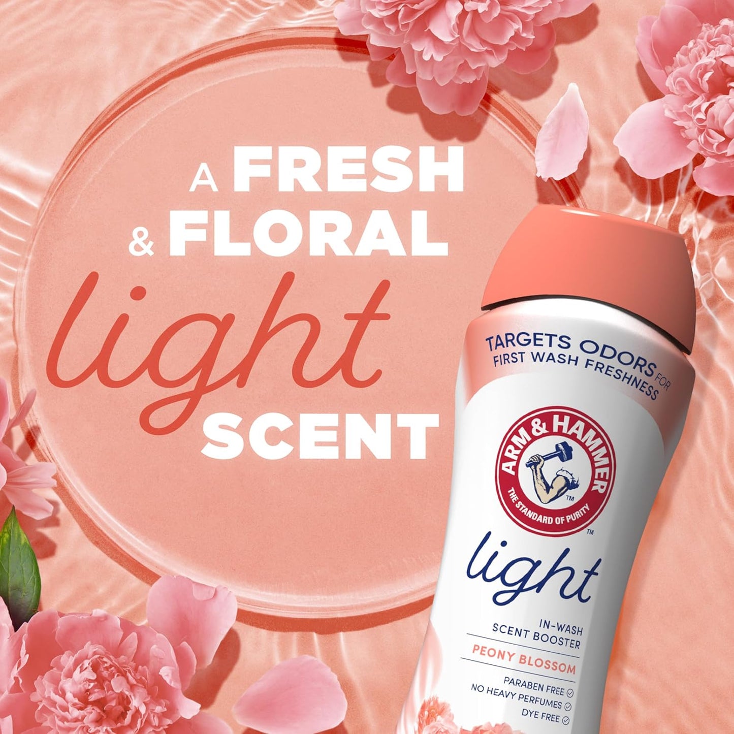 ARM_&_HAMMER_Light_In-Wash_Scent_Booster,_No_Heavy_Perfumes,_No_Dyes,_No_Parabens,_Peony_Blossom_Scent,_24_Oz