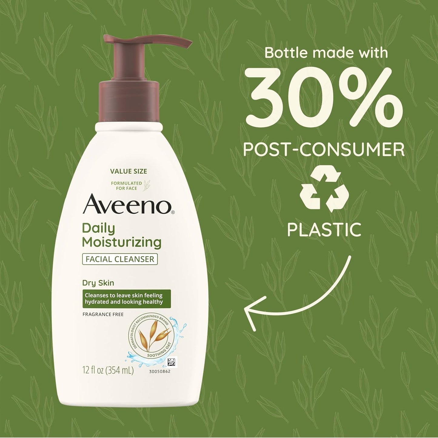Aveeno_Daily_Moisturizing_Facial_Cleanser_for_Dry_Skin,_Gentle_Face_Cleanser_with_Soothing_Oat_for_Skin_that_Feels_Soft_&_Supple,_Removes_Dirt,_Oil_and_Impurities,_Fragrance_Free,_12_FL_OZ