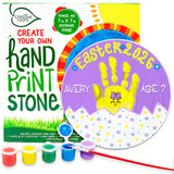 Creative Roots Paint Your Own Garden Stone, Craft Kits, Stepping Stones Kit for Kids, Ceramics to Paint, Ages 6+