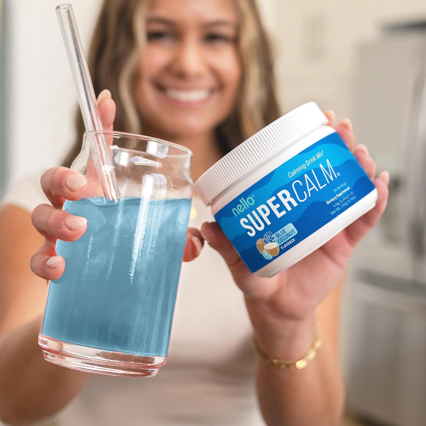 Nello_Supercalm_Powdered_Drink_Mix_Tub,_Cortisol_Reducer*_and_Sleep_Aid_Supplement,_L_Theanine,_Ksm-66_Ashwagandha,_Magnesium_Glycinate,_Vitamin_D_3,_No_Sugar,_Non_GMO,_On_The_Go,_30_Ct,_Blue_Coconut