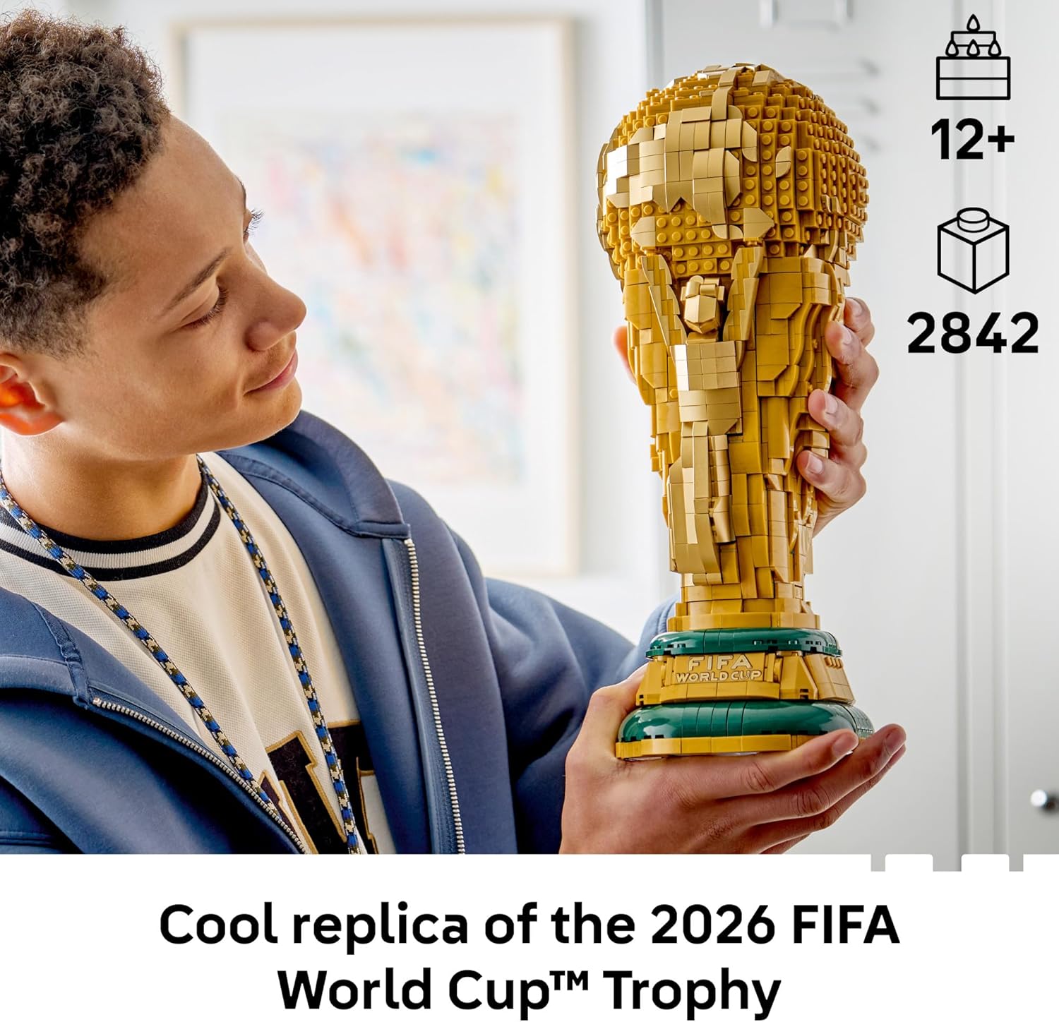 LEGO_Editions_FIFA_World_Cup_Official_Trophy_Building_Set_-_Kit_for_Display_in_Bedroom,_Home_Office,_Book_Shelf_-_Soccer_Fans_Collectible_-_W/World_Cup_2026_Minifigure_-_Gift_for_Father's_Day_-_43020