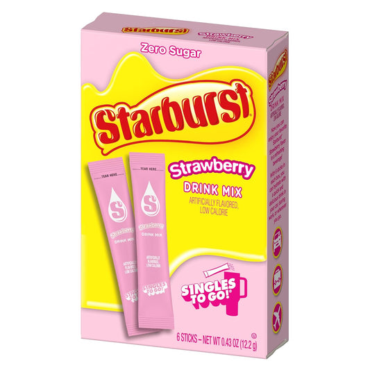 Starburst_Singles_To_Go_Powdered_Drink_Mix,_All_Pink_Strawberry,_3_Boxes_with_6_Packets_Each_-_18_Total_Servings,_Sugar-Free_Drink_Powder,_Just_Add_Water,_6_count_(Pack_of_3)