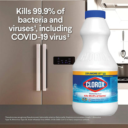 Clorox_Regular_Disinfecting_Bleach_Cleaner,_2_Pack_Concentrated_Liquid_Bleach,_Removes_Mold,_Mildew_and_Stains,_Whitens,_for_Multi_Purpose_Cleaning_and_Laundry,_24_oz_Bottles