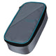 Gray/Teal - 8.5"L x 4.5"W x 2.38"H
