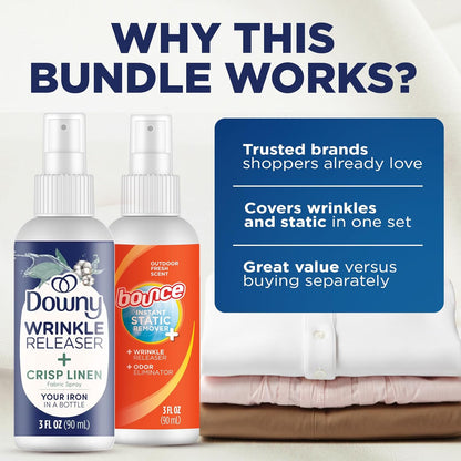 Downy_Wrinkle_Release_Spray_Bundle_w/Bonus_3oz_Bounce_Spray_Sample_-_3_Pack