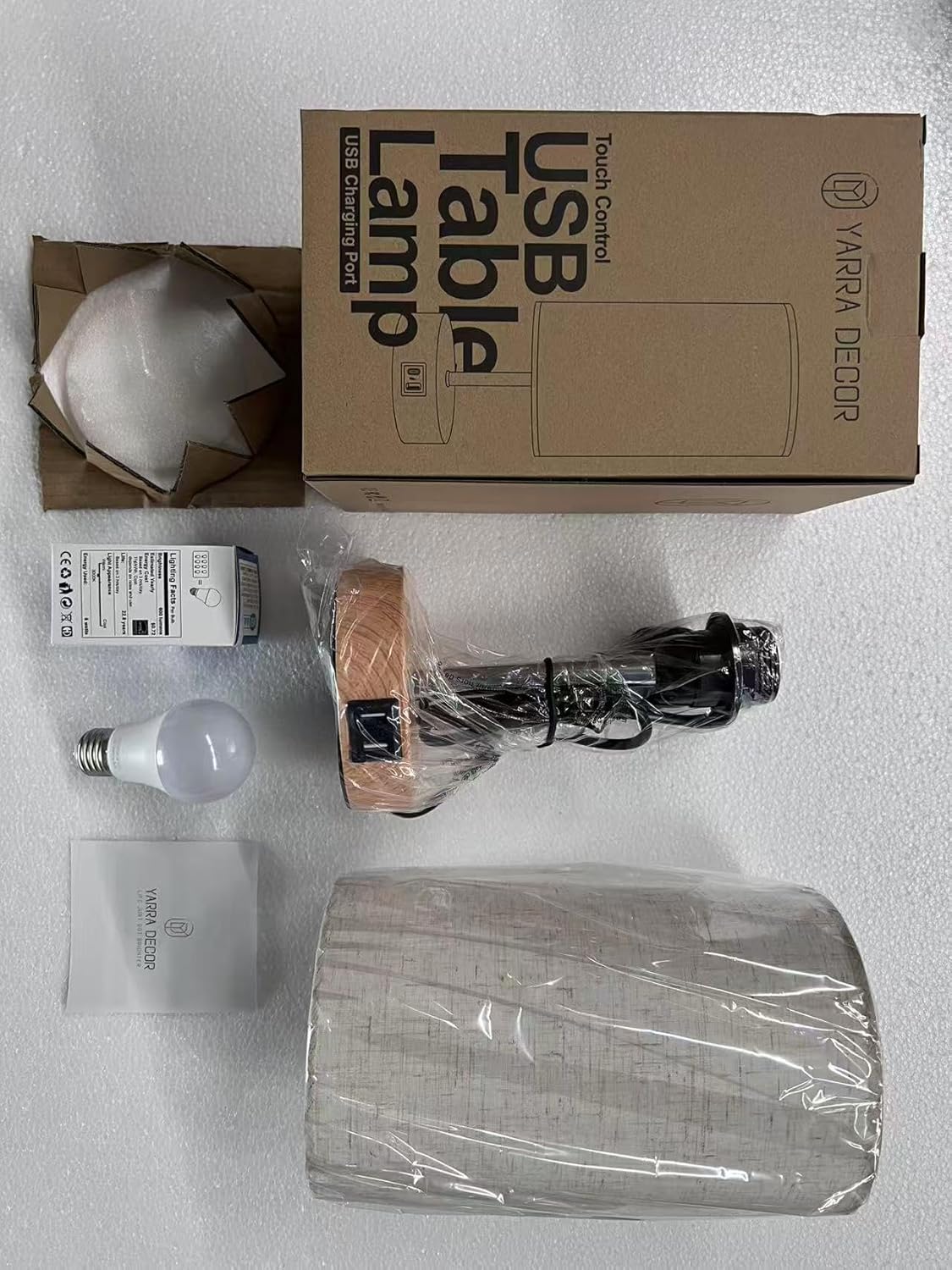 Yarra-Decor_Bedside_Table_Lamp_with_USB_Port_-_Touch_Control_for_Bedroom_Wood_3_Way_Dimmable_Nightstand_Lamp_with_Round_Flaxen_Fabric_Shade_for_Living_Room,_Dorm,_Home_Office_(LED_Bulb_Included)