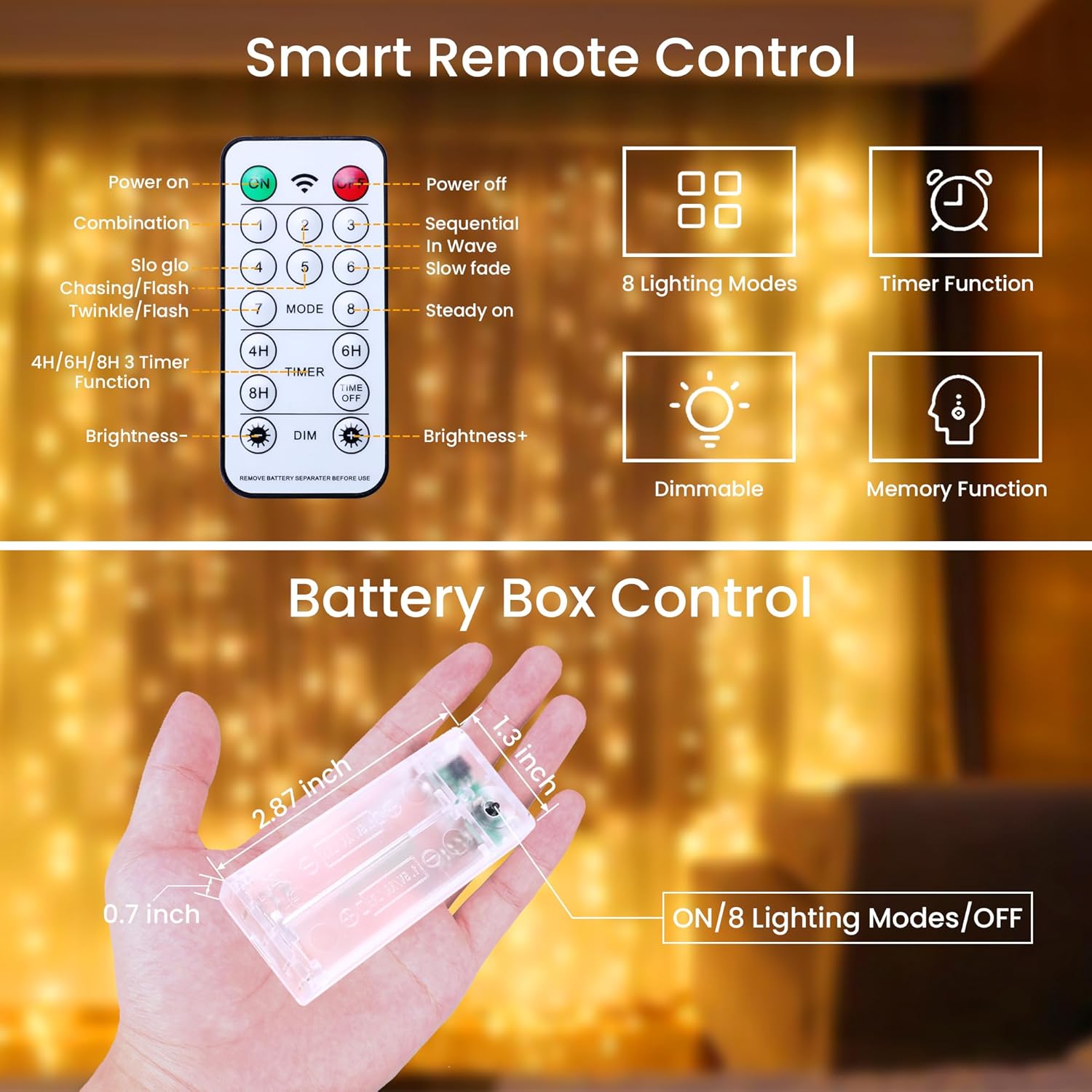 innolife_6_Pack_LED_Fairy_String_Lights_Battery_Operated_with_Remote_Control_&_Timer,_10_Ft_30_LED_Copper_Wire_Twinkle_Lights_for_Bedroom_Christmas_Wedding_Party_Indoor_Outdoor_Decoration