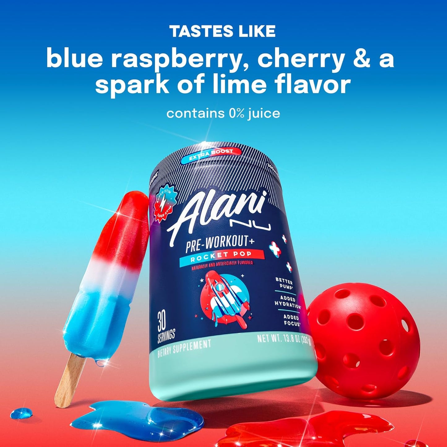 Alani_Nu_Pre_Workout+_Powder_Rocket_POP,_Extra_Boost,_Sugar_Free,_300mg_Caffeine,_L-Theanine,_Beta-Alanine,_Citrulline,_30_Servings